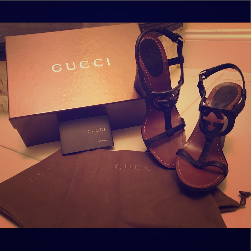 Gucci Sandals - Lifford Cocoa - Size 6 1/2 B